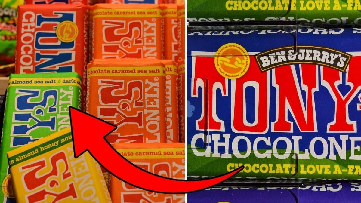 Bilder på Tony's Chocolonelys chokladkakor.