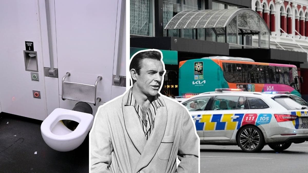 Toalett, James Bond, polis