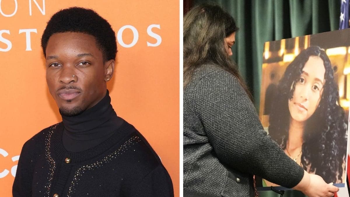 D4vid vänster. Begravningen för Celeste Rivas Hernandez höger.