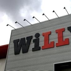 Willys-butik ingång.