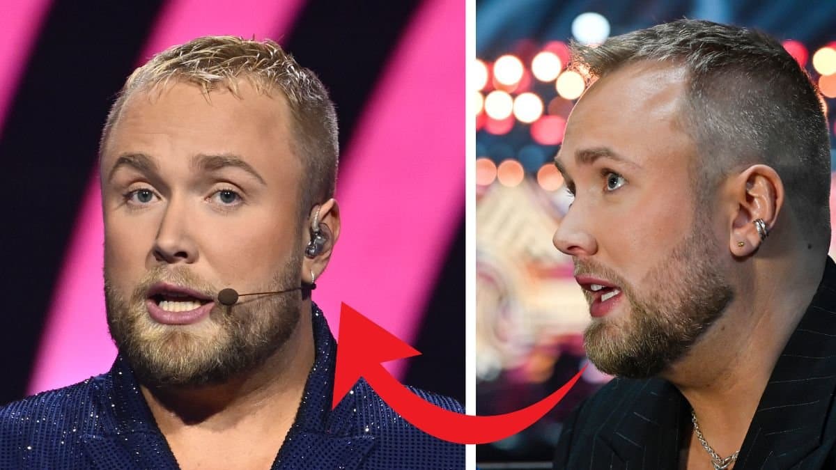 Edvin törnblom vänster. Edvin Törnblom närbild höger. 