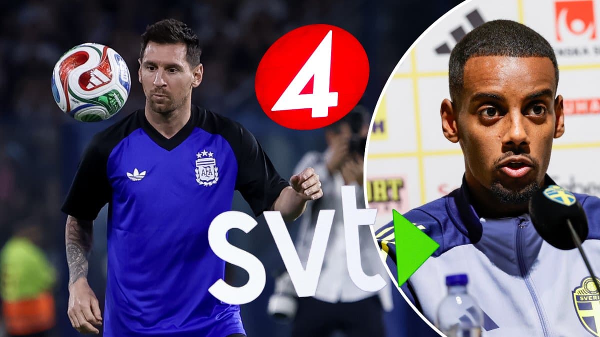 Lionel Messi och Alexander Isak