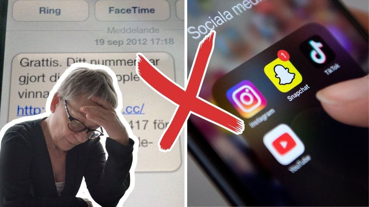 Appar, mobil, kvinna