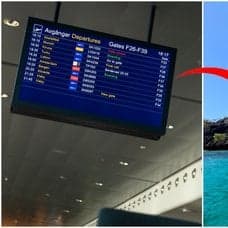 Information om flyg på Arlanda och båt på havet i Thailand.