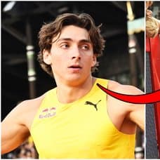 Mondo Duplantis och Andreas Almgren