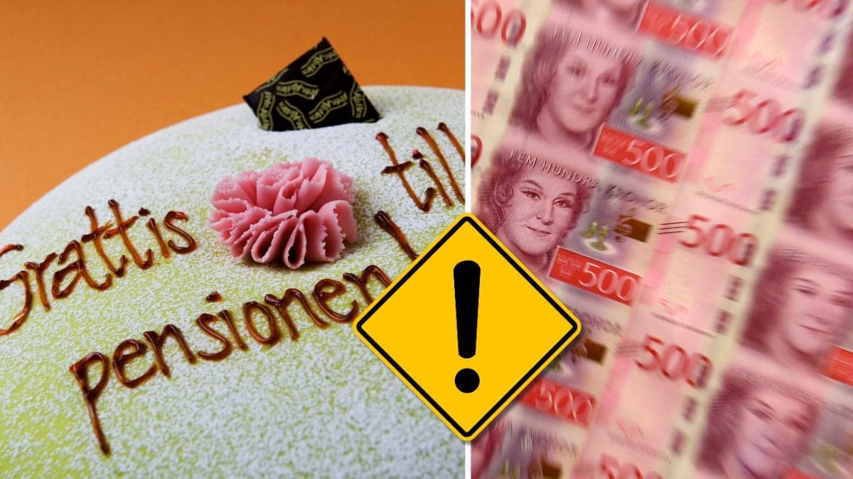 Pension och femhundralappar.