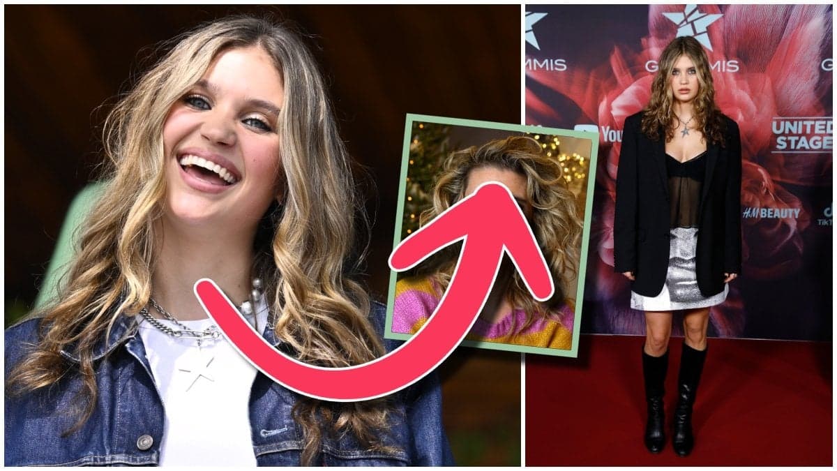 Ida-Lova på Allsångscenen och på Grammisgalan och en närbild på hennes mamma Christine Meltzer