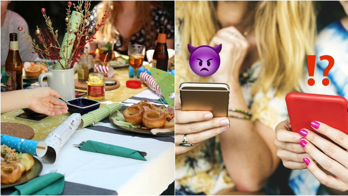 Sidebarring är när du skriver med en vän om en annan person när ni alla är i samma rum. Det är inte särskilt snällt eller diskret.