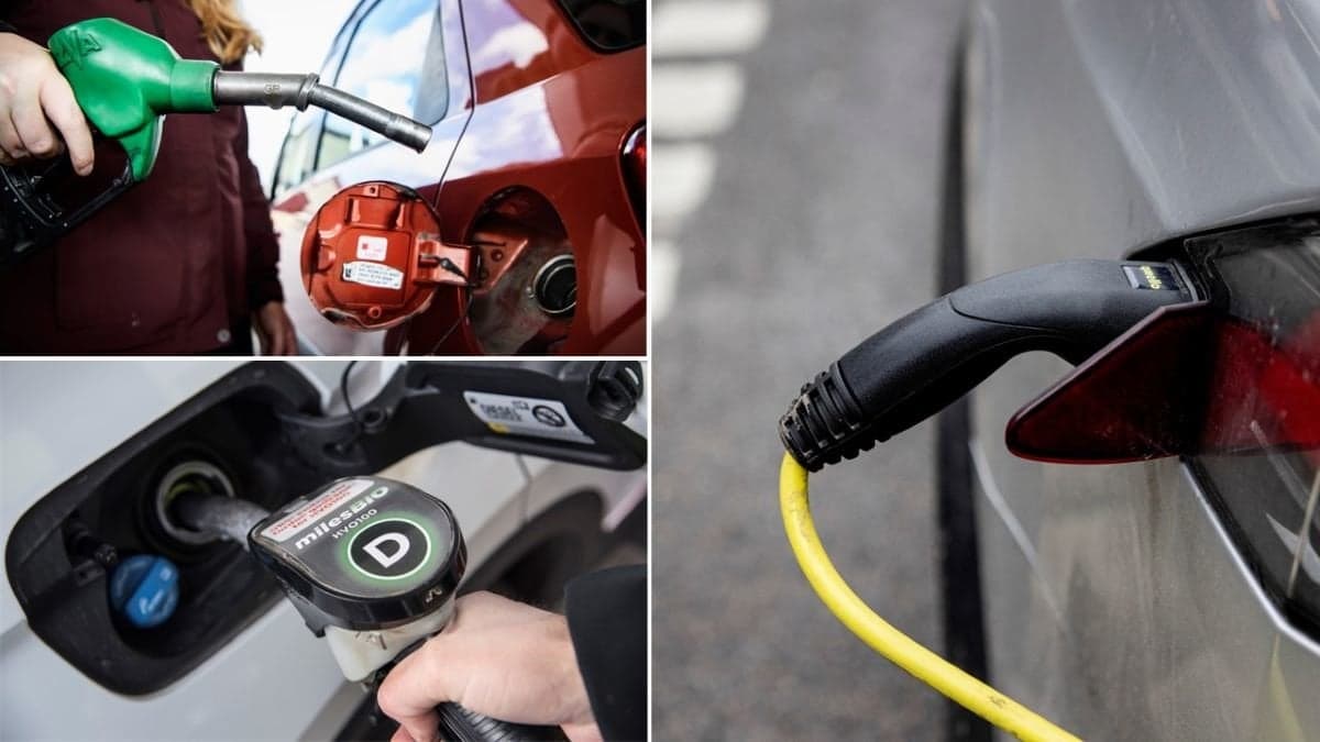 Bensin diesel elbil