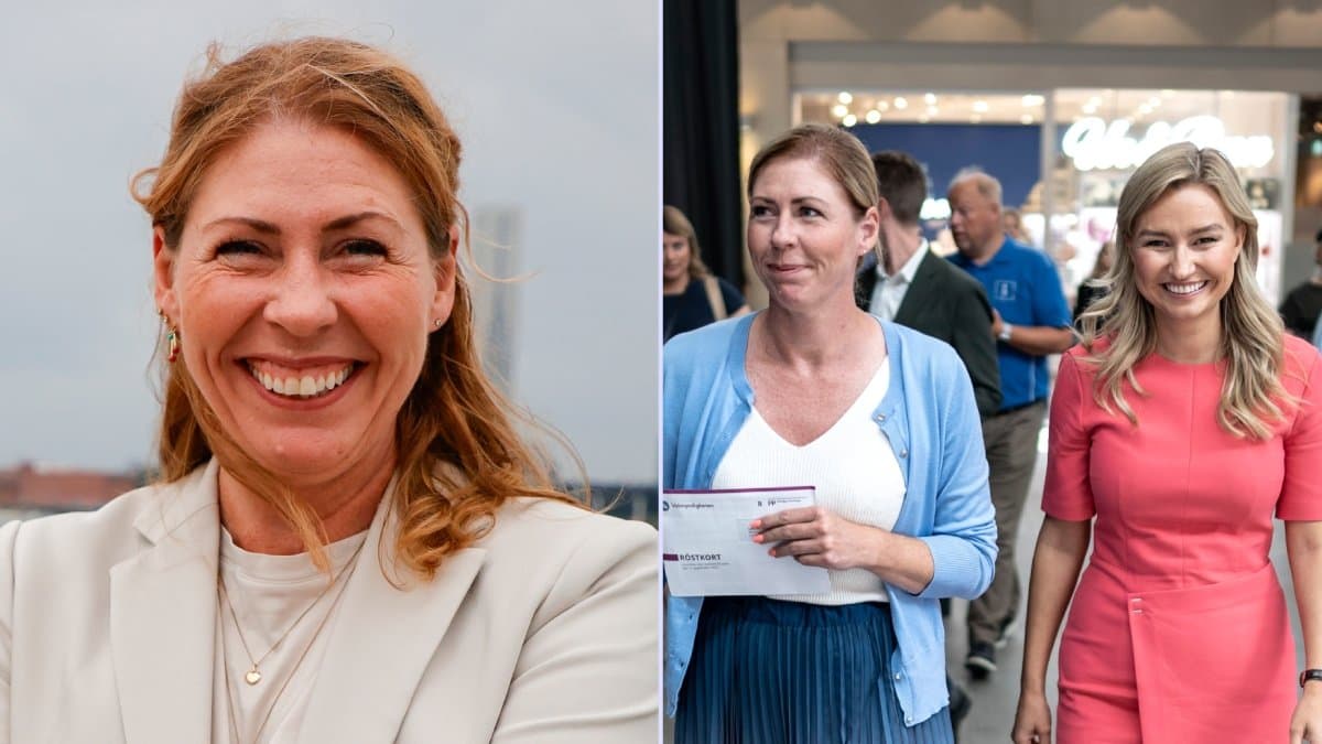 Elisabet Lann och Ebba Busch.