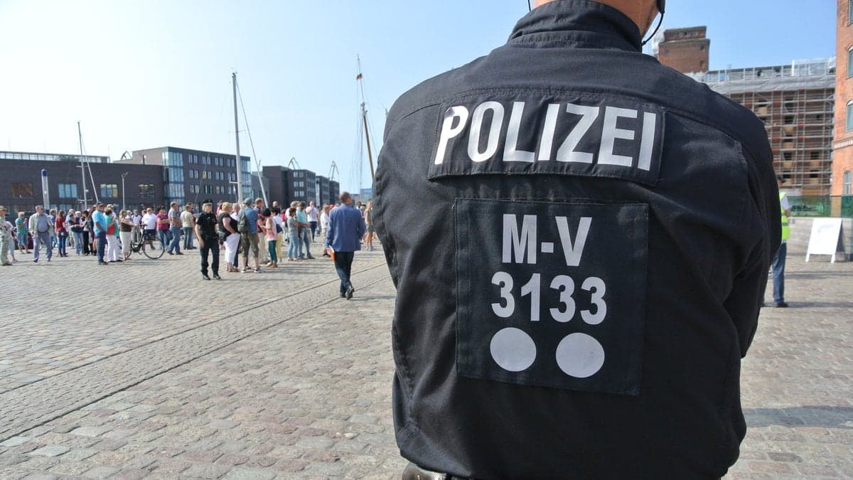 Bild på tysk polis.