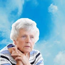 Svenska flaga och pensionär