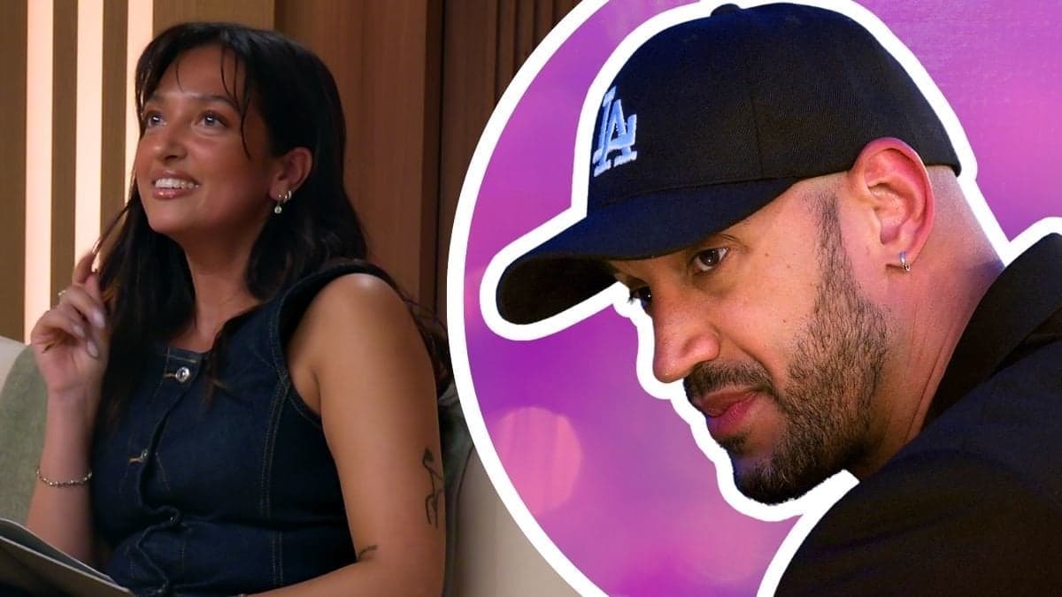 Angelica Karlsson och Aron Walker i Love is blind Sverige 2026