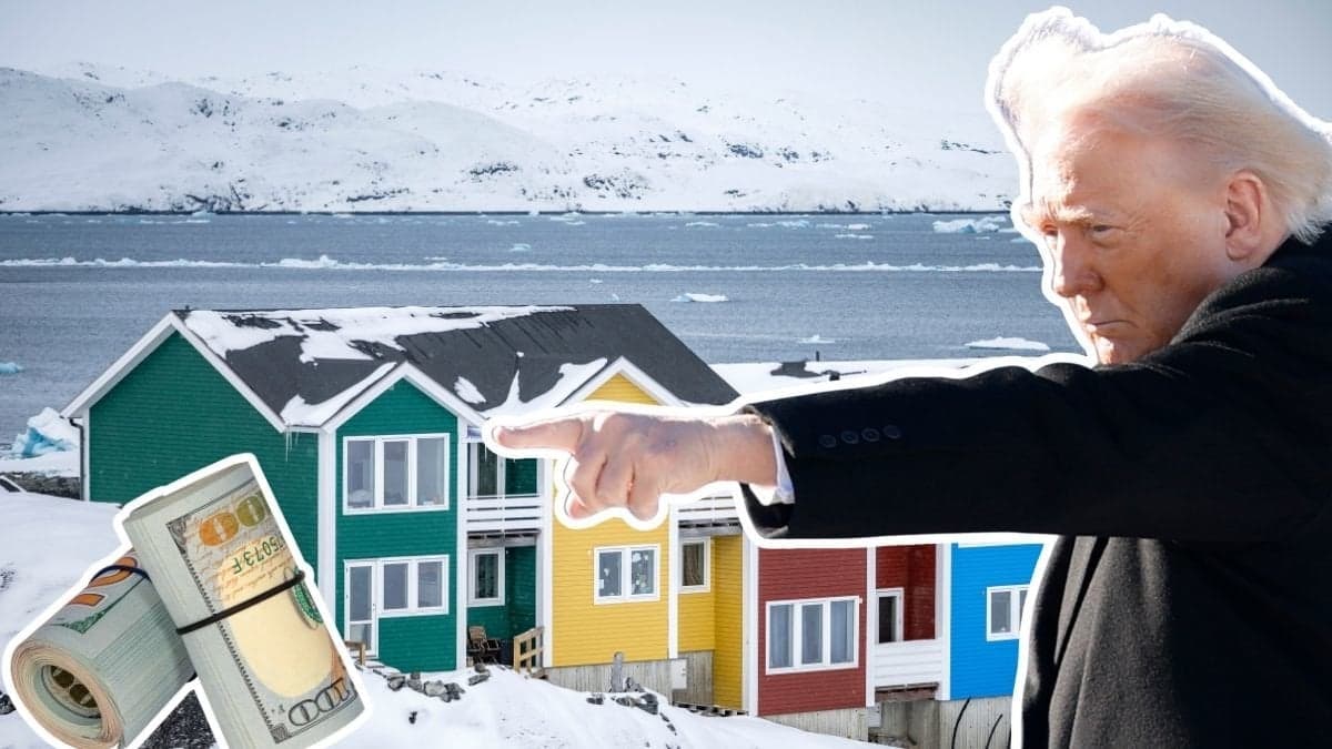 Grönland, dollar och Donald Trump.