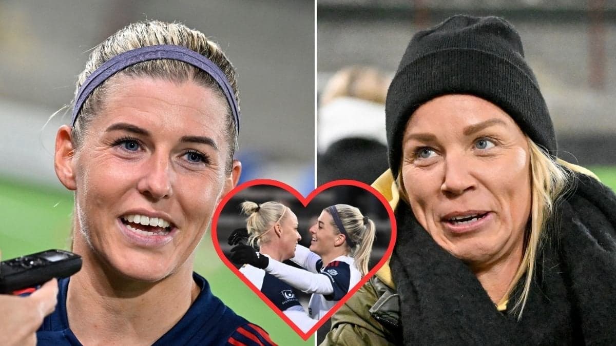 Olivia Schough och Caroline Seger 