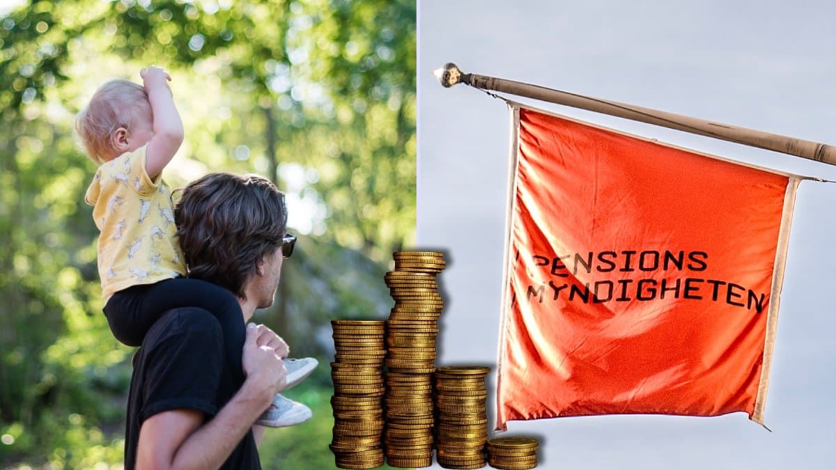 Småbarnsförälder och Pensionsmyndigheten.