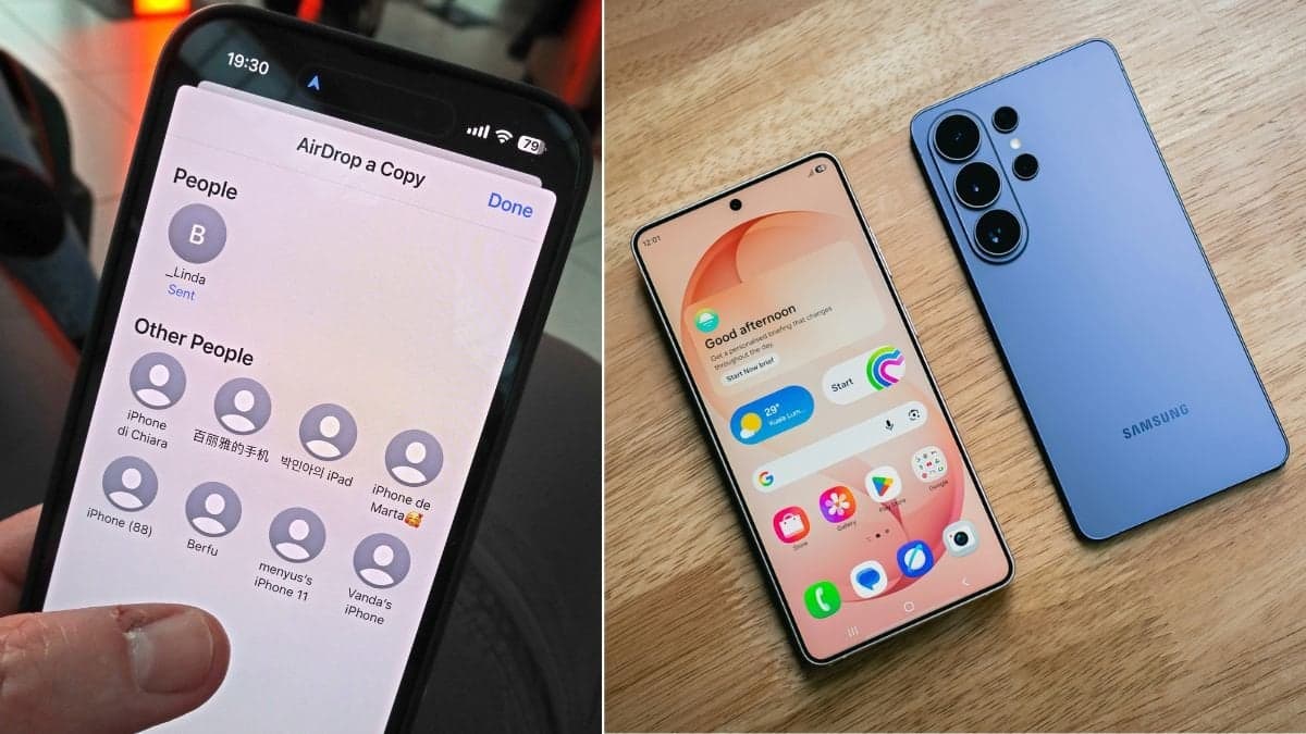 Airdrop kommer till S26-serien.