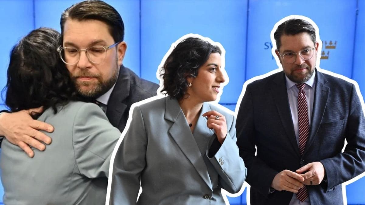 Simona Mohamsson och Jimmie Åkesson.