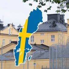 Fängelse, Sverige, karta