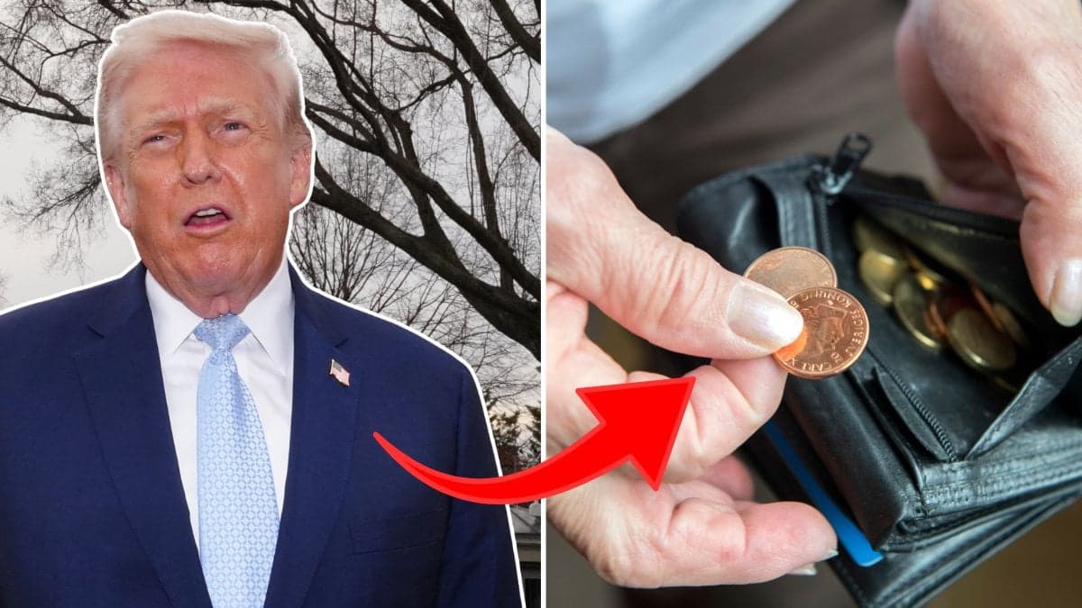 Donald Trump och plånbok