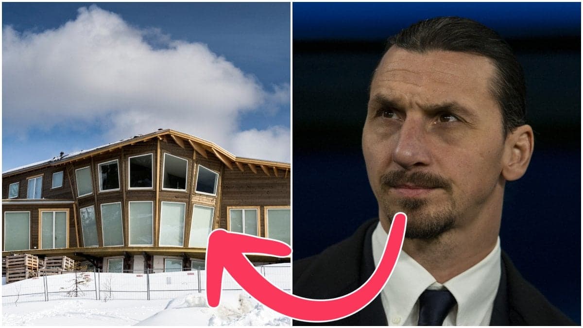 Zlatans lyxhus i Åre.