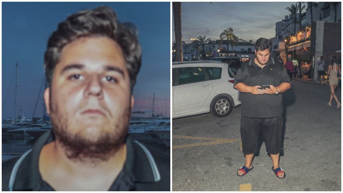 Olof K Gustafsson på två bilder från Marbella.