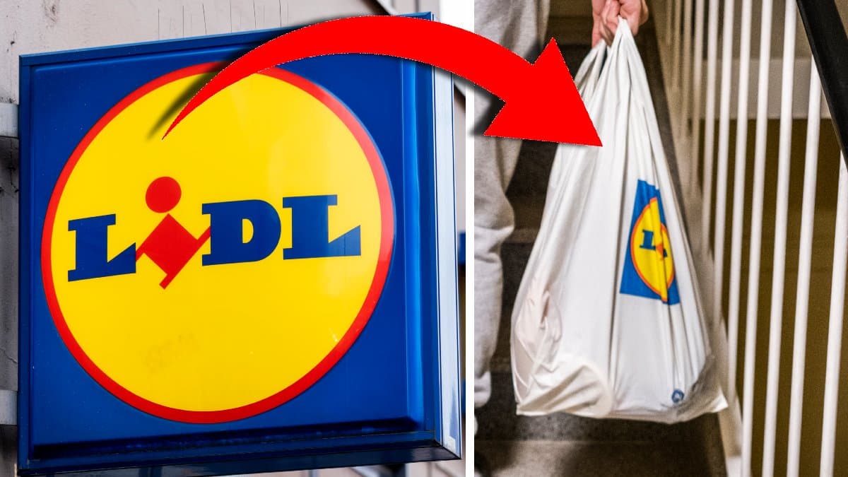 Lidl logga och Lidl kasse