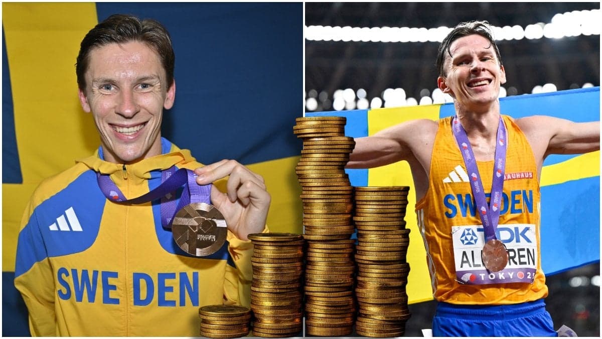 Andreas Almgren i samband med VM i Tokyo.
