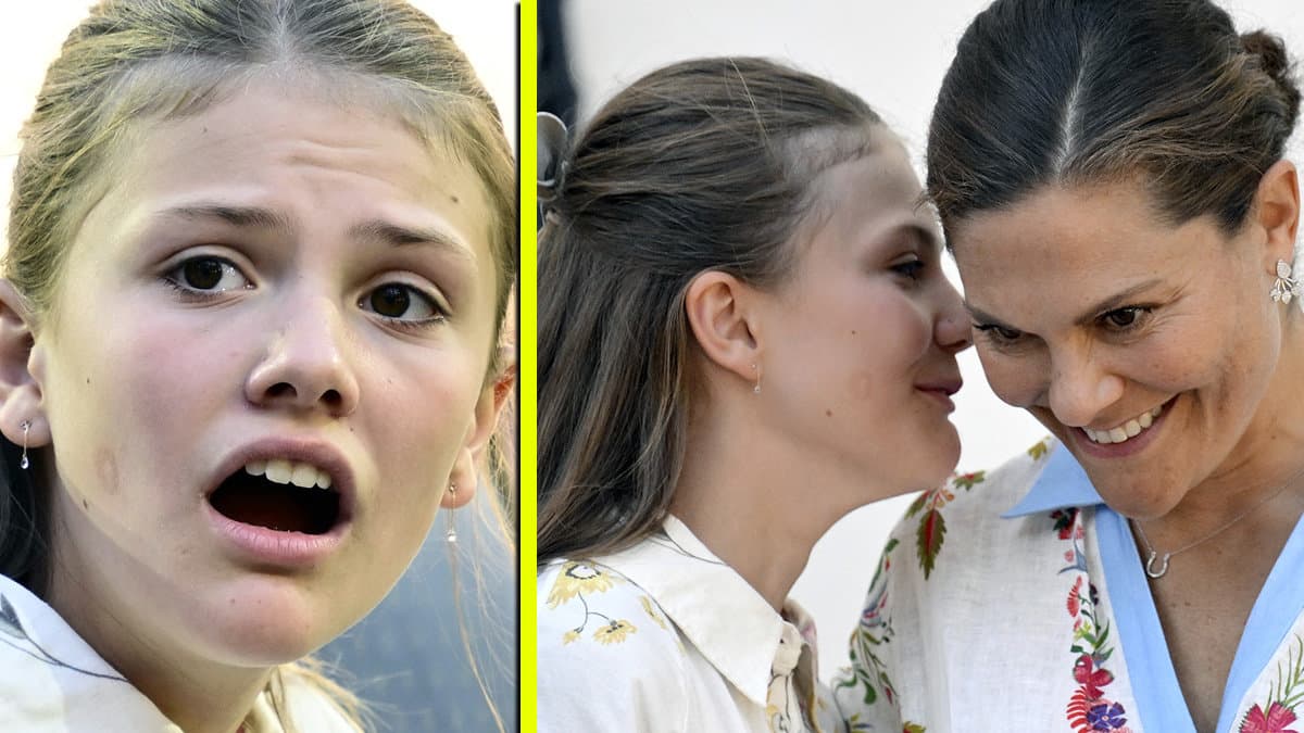 Kronprinsessan Victoria och prinsessan Estelle