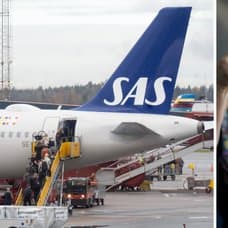 Flygplan, Kvinna med pengar