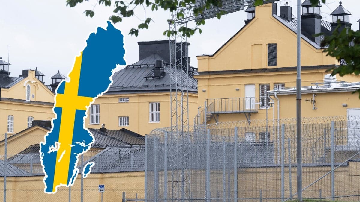 Fängelse, Sverige, karta