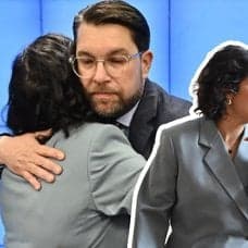 Simona Mohamsson och Jimmie Åkesson.