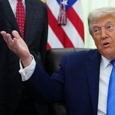 Donald Trump i det ovala kontoret.