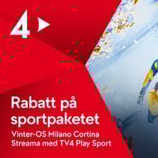 Se vinter-OS 2026 hos TV4 Play till ett pangerbjudande.