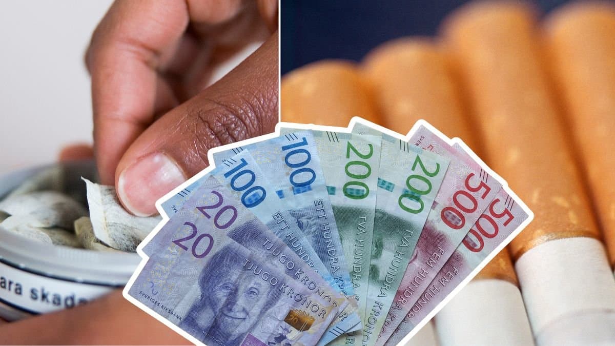 Snus och cigaretter.