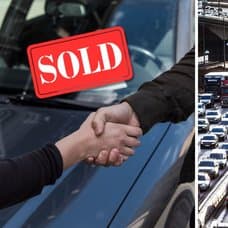 Köpa bil och bilkö.