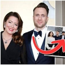 Jennie Silfverhjelm och Martin Wallström på Guldbaggegalan och en stillbild från Beck: Den osynlige mannen