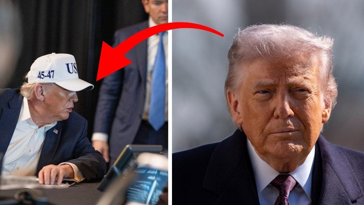 Donald Trump vänster och höger.