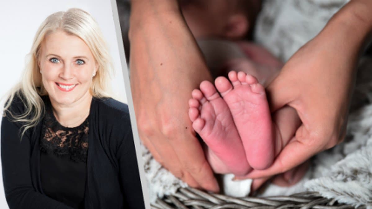 Therese Albrechtson, barnfötter