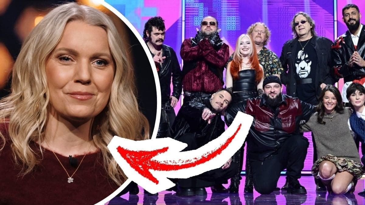 Carina Bergfeldt och artisterna i deltävling 3 i Melodifestivalen 2026