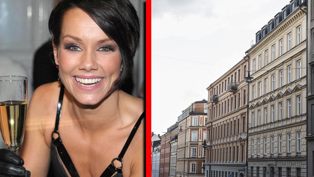 Linda Bengtzing flydde en fest på Östermalm