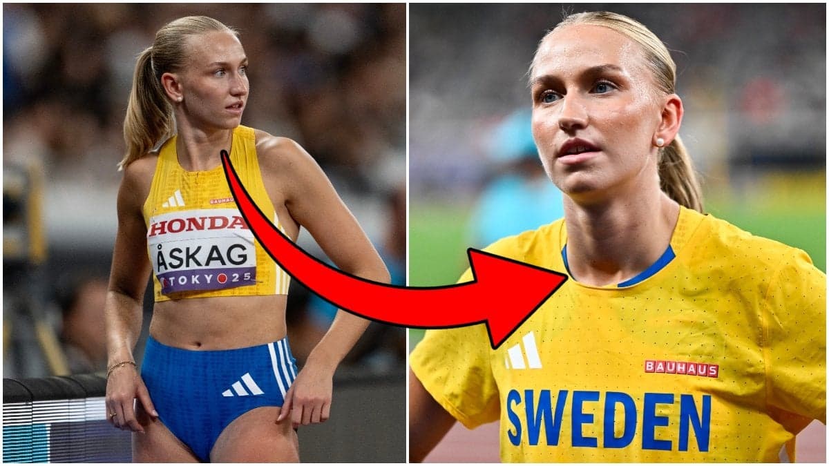 Maja Åskag i samband med VM i Tokyo.