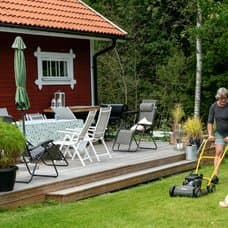 Sverige, hus, kvinna