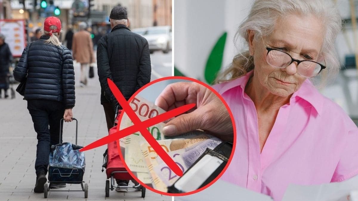pensionär, plånbok och bekymrad pensionär