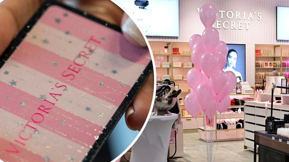 Bilder på den nya Victoria's Secret-butiken på Arlanda i Stockholm.