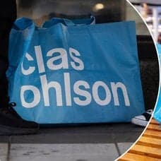 Clas Ohlson-påsar.