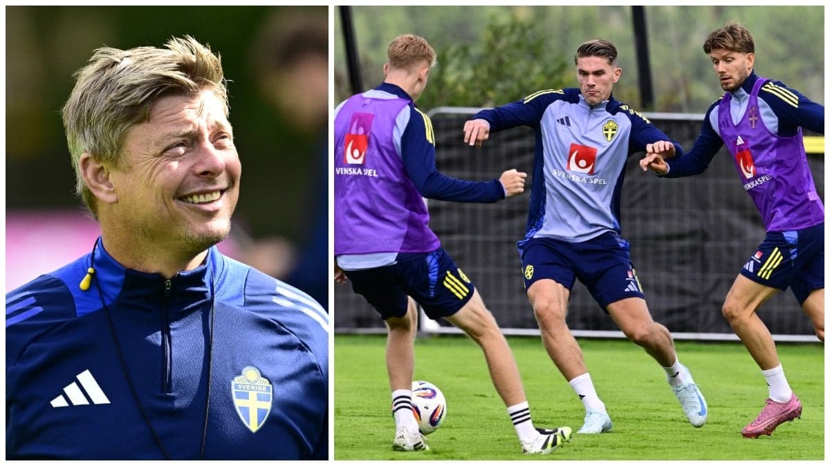 Jon Dahl Tomasson, Hugo Larsson, Viktor Gyökeres och Anton Salétros