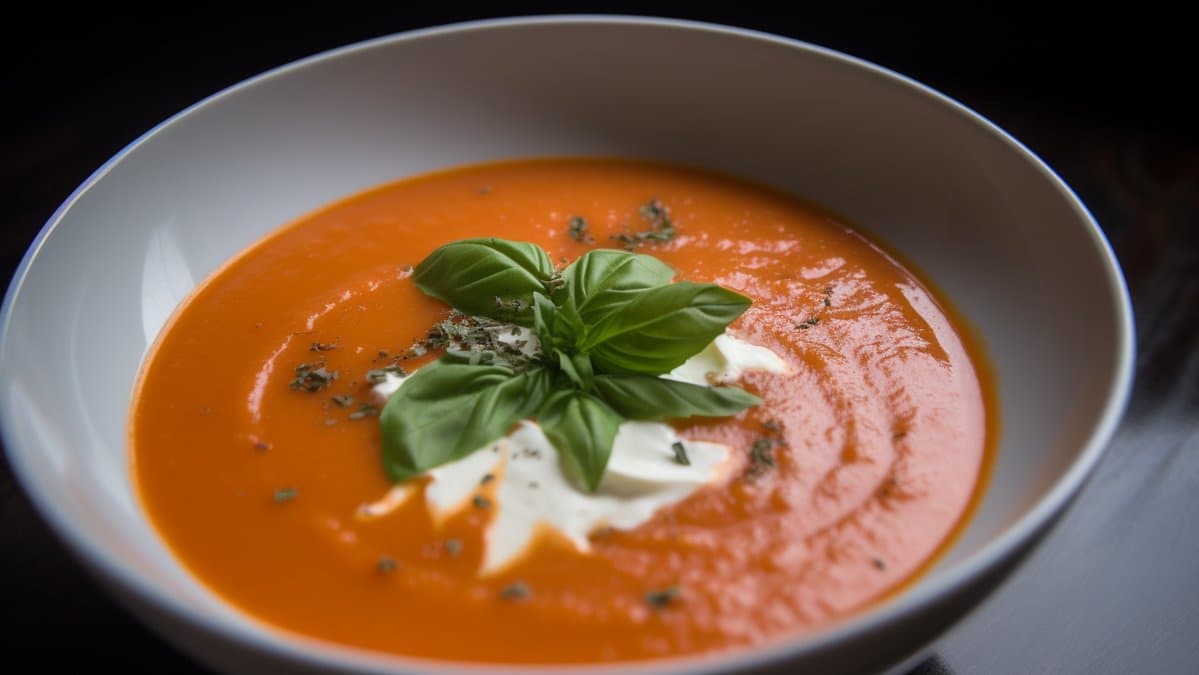 Tomatsoppa är en riktigt klassiker!