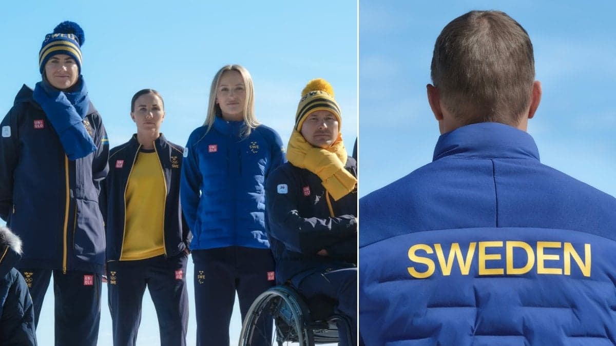Bilder på Sveriges nya OS-kläder.