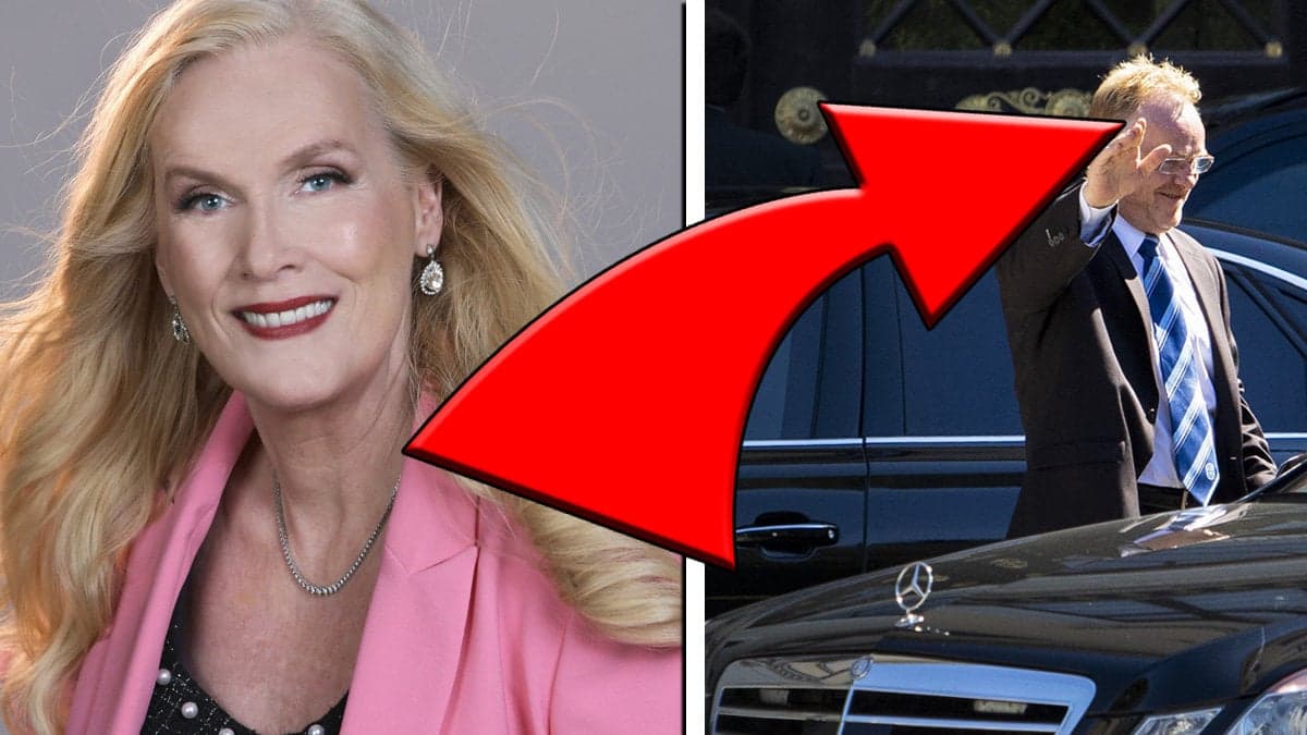 Gunilla Persson på dejt med Per Sanbderg